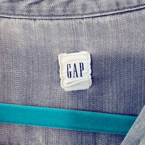 Xs Petite GAP grey chambray dress - Picture 3 of 4